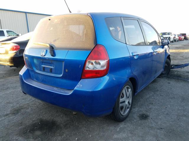 JHMGD38488S068170 - 2008 HONDA FIT BLUE photo 3