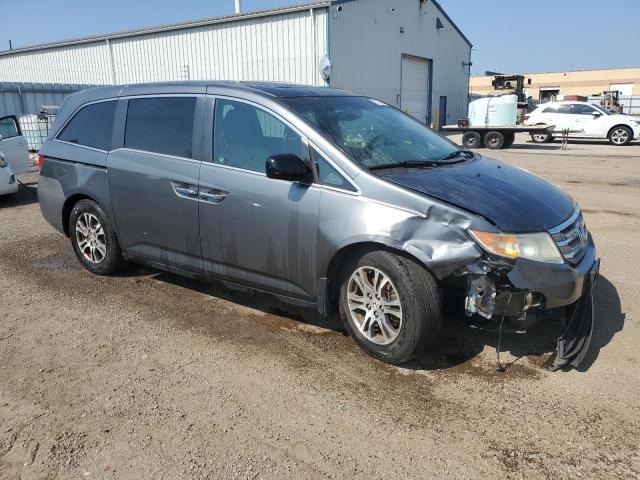 5FNRL5H64CB506179 - 2012 HONDA ODYSSEY EXL GRAY photo 4