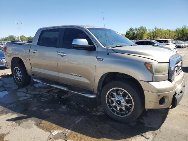 5TFDV581X7X029293 - 2007 TOYOTA TUNDRA CREWMAX LIMITED TAN photo 4