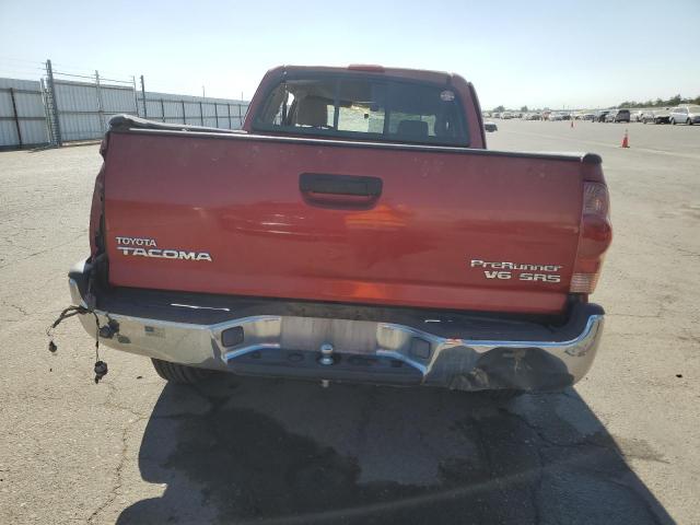 5TETU62N75Z097024 - 2005 TOYOTA TACOMA PRERUNNER ACCESS CAB RED photo 6
