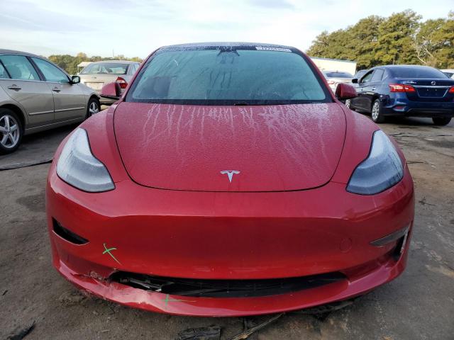 5YJ3E1EA9MF983094 - 2021 TESLA MODEL 3 RED photo 5