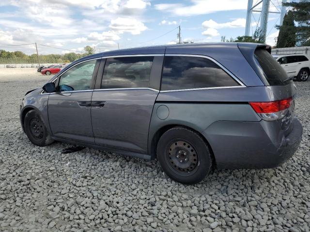 5FNRL5H21EB008845 - 2014 HONDA ODYSSEY LX GRAY photo 2