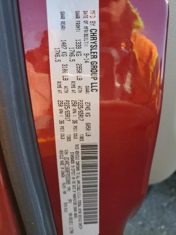 2C4RC1BG8FR552889 - 2015 CHRYSLER TOWN & COU TOURING Qırmızı foto 13