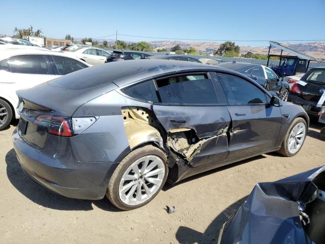 5YJ3E1EA2PF669744 - 2023 TESLA MODEL 3 GRAY photo 3