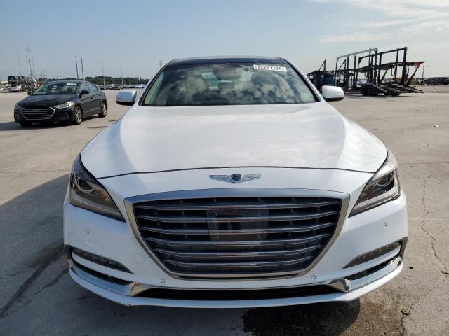 KMHGN4JE0JU216079 - 2018 GENESIS G80 BASE WHITE photo 5