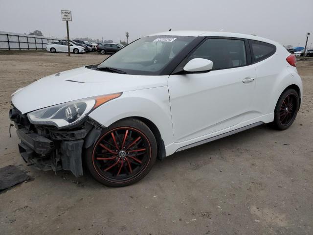 KMHTC6AEXFU226710 - 2015 HYUNDAI VELOSTER TURBO WHITE photo 1