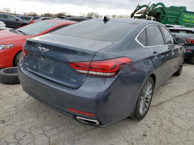 KMHGN4JE7HU189232 - 2017 GENESIS G80 BASE BLUE photo 3