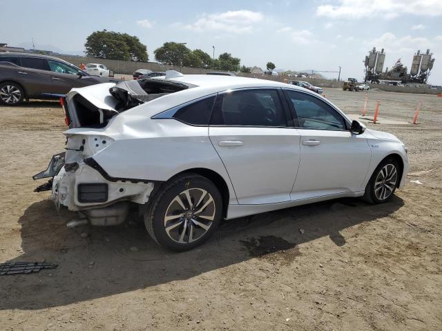 1HGCV3F19MA000810 - 2021 HONDA ACCORD HYBRID WHITE photo 3