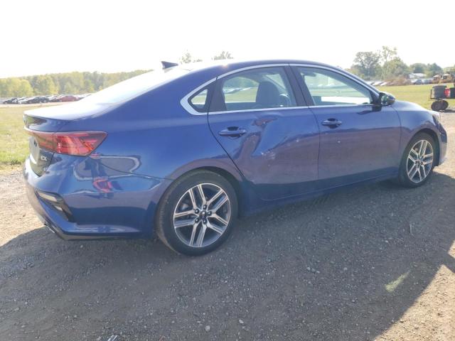 3KPF54AD1ME387501 - 2021 KIA FORTE EX BLUE photo 3