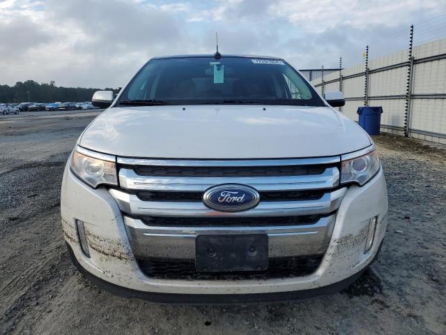 2FMDK4KCXEBB53447 - 2014 FORD EDGE LIMITED WHITE photo 5