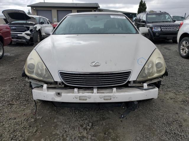 JTHBA30G855067166 - 2005 LEXUS ES 330 SILVER photo 5