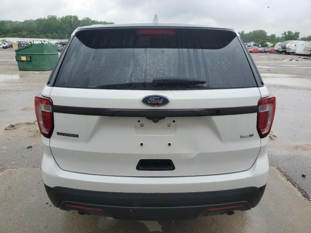 1FM5K8AR8HGD57646 - 2017 FORD EXPLORER POLICE INTERCEPTOR WHITE photo 6