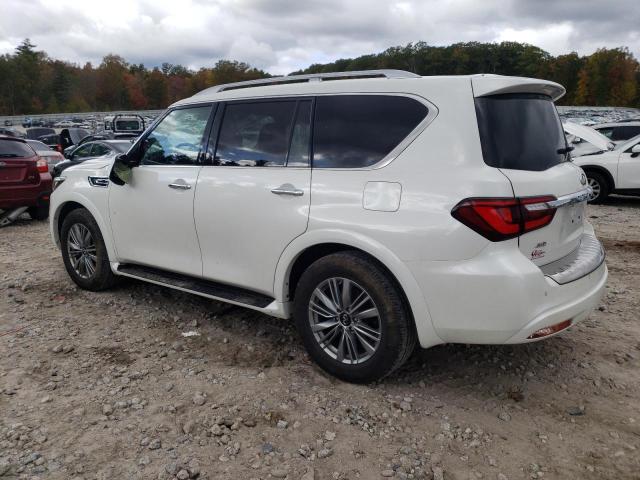 JN8AZ2AC0M9475376 - 2021 INFINITI QX80 LUXE WHITE photo 2