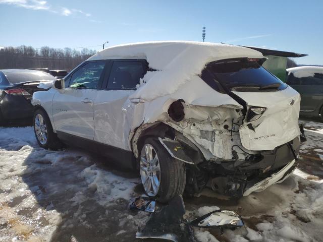 3GNKBHRS1KS559503 - 2019 CHEVROLET BLAZER 3LT WHITE photo 2