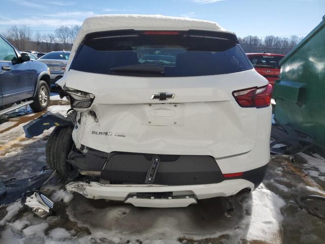 3GNKBHRS1KS559503 - 2019 CHEVROLET BLAZER 3LT WHITE photo 6