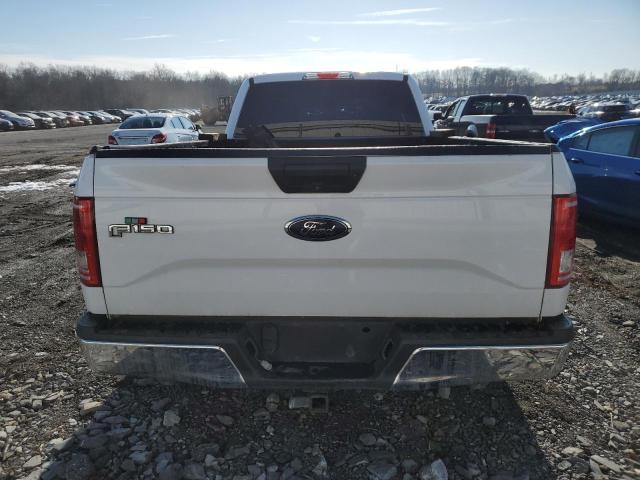 1FTEX1EFXHKD22293 - 2017 FORD F150 SUPER CAB WHITE photo 6