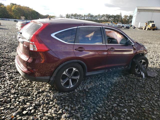 2HKRM4H5XFH662666 - 2015 HONDA CR-V EX BURGUNDY photo 3