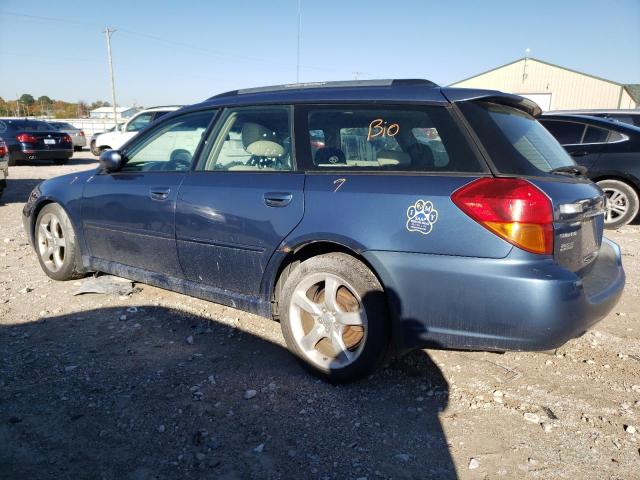 4S3BP616X77323998 - 2007 SUBARU LEGACY 2.5I BLUE photo 2