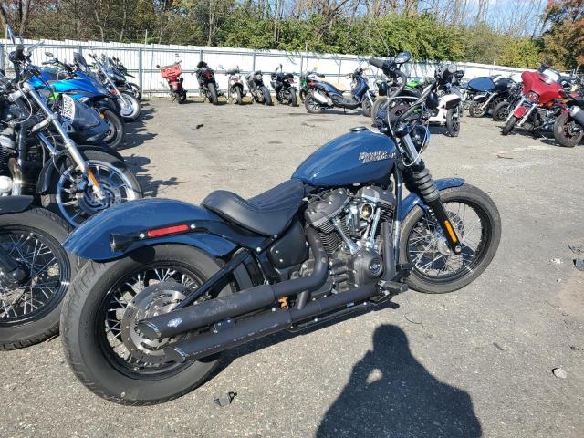 1HD1YJJ12KC018901 - 2019 HARLEY-DAVIDSON FXBB BLUE photo 4