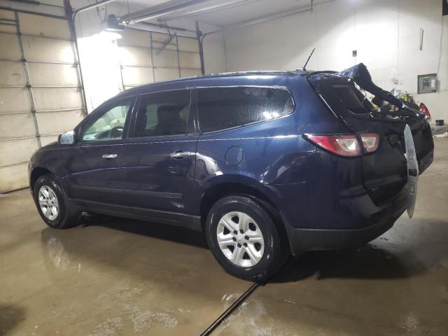 1GNKVFKD6FJ138309 - 2015 CHEVROLET TRAVERSE LS BLUE photo 2