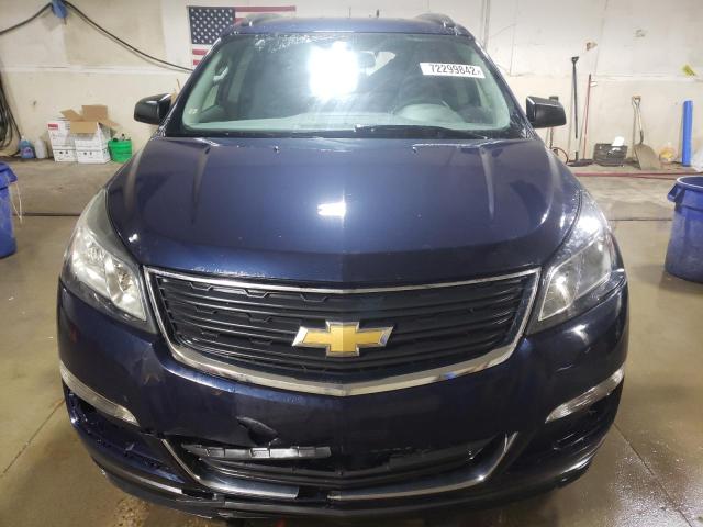 1GNKVFKD6FJ138309 - 2015 CHEVROLET TRAVERSE LS BLUE photo 5