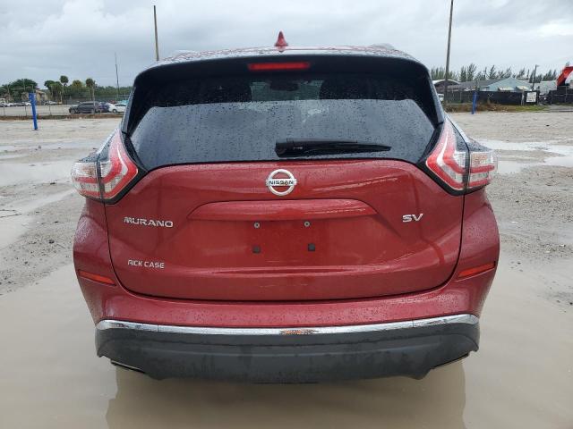 5N1AZ2MG5HN150094 - 2017 NISSAN MURANO S RED photo 6