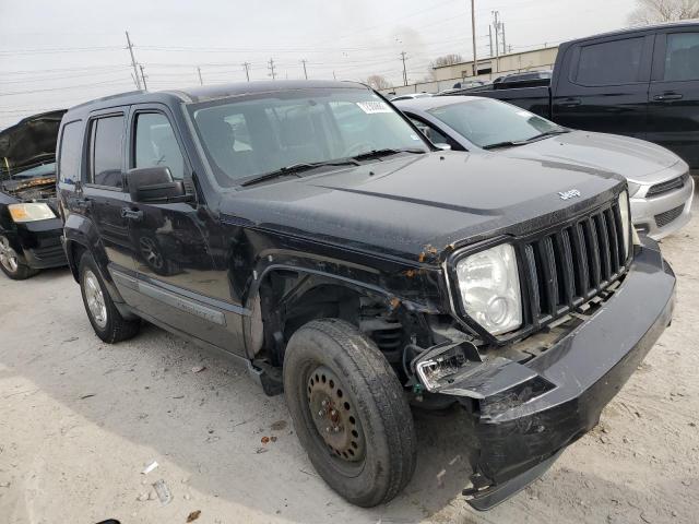 1J4PN2GK7BW507586 - 2011 JEEP LIBERTY SP BLACK photo 4