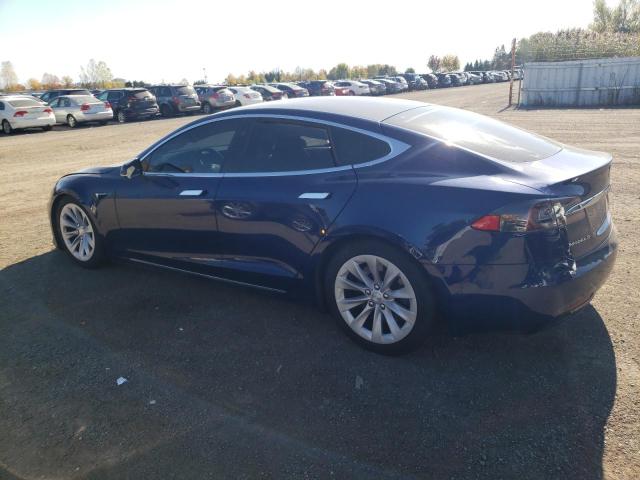 5YJSA1E28JF265161 - 2018 TESLA MODEL S Կապույտ լուսանկար 2