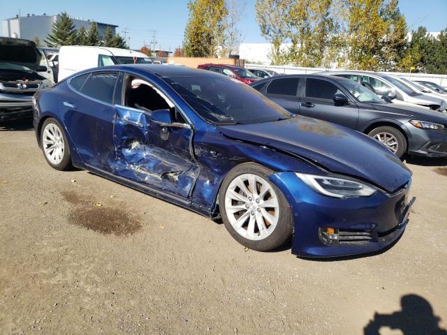 5YJSA1E28JF265161 - 2018 TESLA MODEL S Կապույտ լուսանկար 4