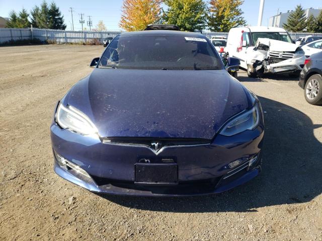 5YJSA1E28JF265161 - 2018 TESLA MODEL S Կապույտ լուսանկար 5