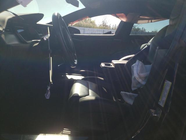 5YJSA1E28JF265161 - 2018 TESLA MODEL S Կապույտ լուսանկար 7