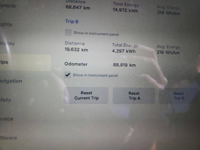 5YJSA1E28JF265161 - 2018 TESLA MODEL S Կապույտ լուսանկար 9