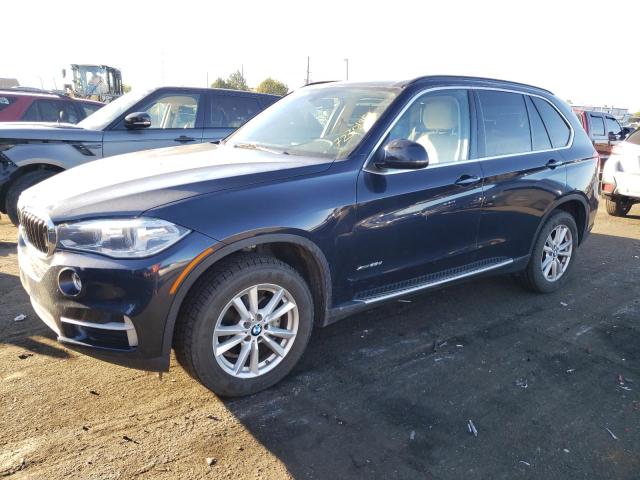 5UXKS4C51F0N08437 - 2015 BMW X5 XDRIVE35D BLUE photo 1