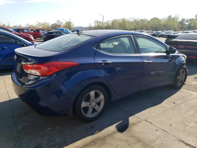 KMHDH4AE5DU593585 - 2013 HYUNDAI ELANTRA GLS BLUE photo 3