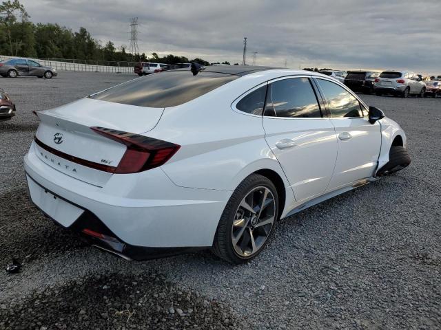 KMHL44J20PA278809 - 2023 HYUNDAI SONATA SEL PLUS WHITE photo 3