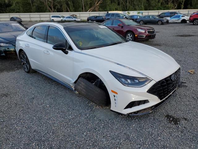 KMHL44J20PA278809 - 2023 HYUNDAI SONATA SEL PLUS WHITE photo 4