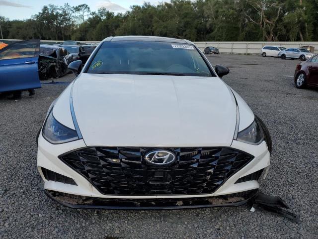 KMHL44J20PA278809 - 2023 HYUNDAI SONATA SEL PLUS WHITE photo 5