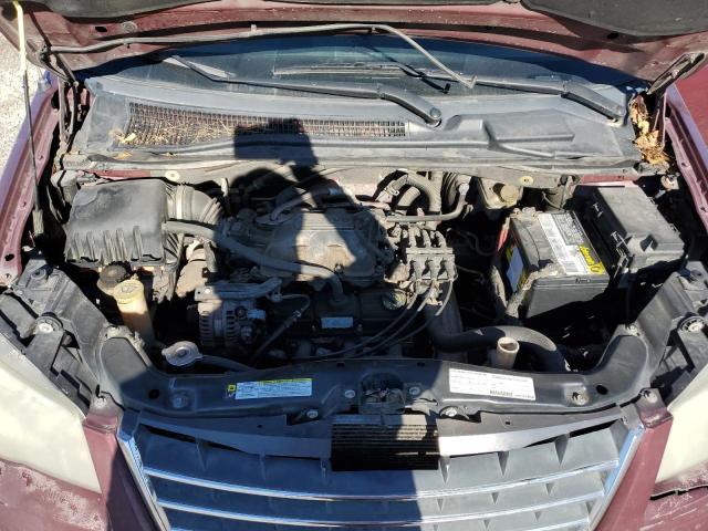 2A8HR54P08R838990 - 2008 CHRYSLER TOWN & COU TOURING მუქწითელი ფოტო 12