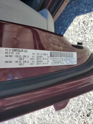 2A8HR54P08R838990 - 2008 CHRYSLER TOWN & COU TOURING მუქწითელი ფოტო 13