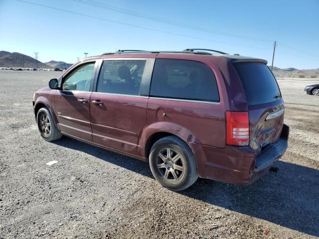 2A8HR54P08R838990 - 2008 CHRYSLER TOWN & COU TOURING მუქწითელი ფოტო 2