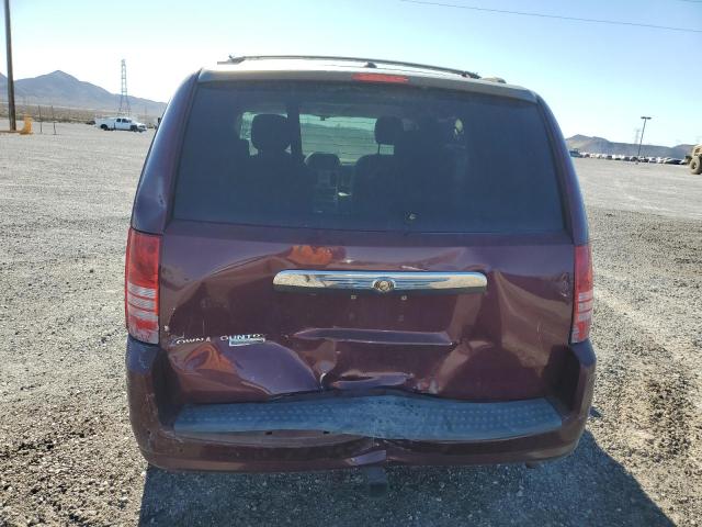2A8HR54P08R838990 - 2008 CHRYSLER TOWN & COU TOURING მუქწითელი ფოტო 6