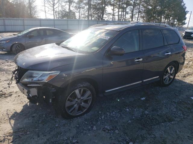 5N1AR2MM1DC672314 - 2013 NISSAN PATHFINDER S GRAY photo 1