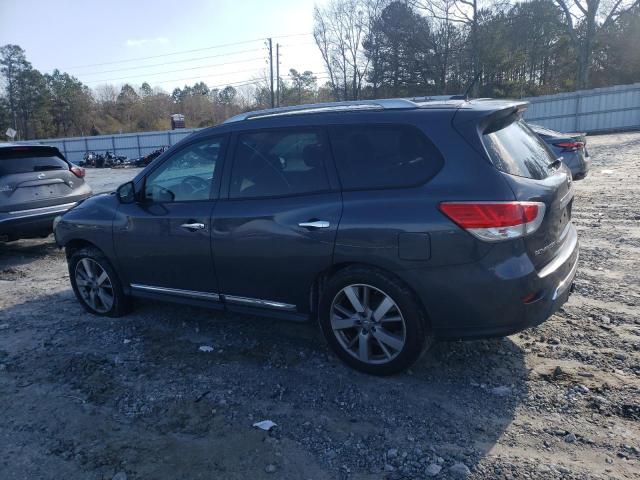 5N1AR2MM1DC672314 - 2013 NISSAN PATHFINDER S GRAY photo 2