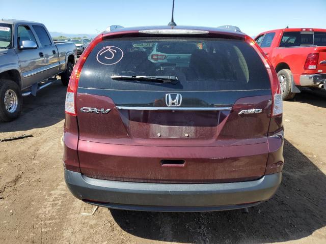 5J6RM4H71EL066321 - 2014 HONDA CR-V EXL BURGUNDY photo 6