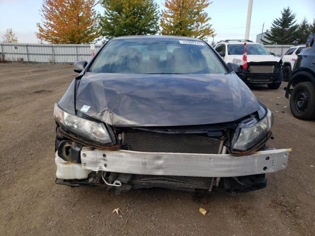 2HGFB2F46DH041083 - 2013 HONDA CIVIC LX GRAY photo 5