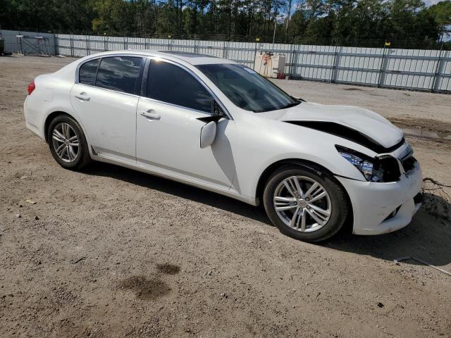 JN1CV6AP1AM409120 - 2010 INFINITI G37 BASE WHITE photo 4