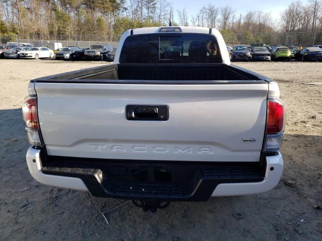 3TYDZ5BN5MT001004 - 2021 TOYOTA TACOMA DOUBLE CAB WHITE photo 6