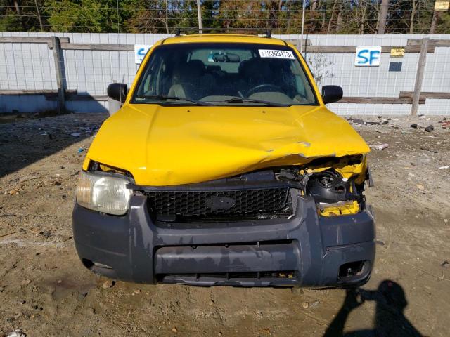 1FMYU04142KD67903 - 2002 FORD ESCAPE XLT YELLOW photo 5