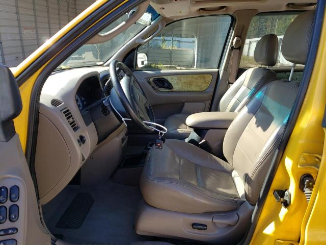 1FMYU04142KD67903 - 2002 FORD ESCAPE XLT YELLOW photo 7