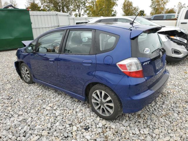 JHMGE8G59DC012764 - 2013 HONDA FIT SPORT BLUE photo 2